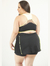 Imagem do Shorts Saia Plus Size Evolution - Preto