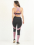 Calça Legging Evolution com Bolso - Preto e Cirre Rosa Matte - CorpusFit Moda Fitness, Praia e Casual