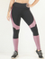 Calça Legging Evolution com Bolso - Preto e Cirre Rosa Matte - comprar online