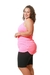 Regata Longa Fitness Plus Size - Rosa Neon Furadinho - comprar online