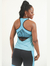 Regata Fitness com Transparência Evolution - Azul Claro - CorpusFit Moda Fitness, Praia e Casual