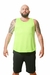 Regata Masculina Plus Size Cavada Longa - Verde Twist