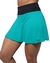 Shorts Saia Basic - Preto e Verde água