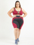 Bermuda Plus Size Fitness Running Evolution - Jac. Vermelho