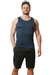 Regata Masculina Fitness - Azul Marinho - comprar online