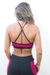 Top Tiras Fitness - Marsala e Preto - comprar online