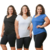 Kit 3 T-shirt Feminina Plus Size Gola V - CorpusFit Moda Fitness, Praia e Casual