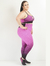 Cropped Plus Size Gota Trespassada - Jacquard Rosa - CorpusFit Moda Fitness, Praia e Casual