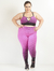 Cropped Plus Size Gota Trespassada - Jacquard Rosa - comprar online