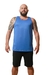 Regata Masculina Plus Size Fitness - Azul Royal