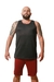 Regata Masculina Plus Size Fitness - Preto