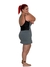 Vestido Fitness Life com Zíperes Plus Size - Cinza - comprar online