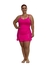 Vestido Fitness Life com Zíperes Plus Size- Rosa