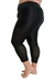 Calça Legging Fitness Freak Plus Size- Ikat Preto - comprar online