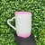 CANECA COM BASE/TAMPA SILICONE ROSA