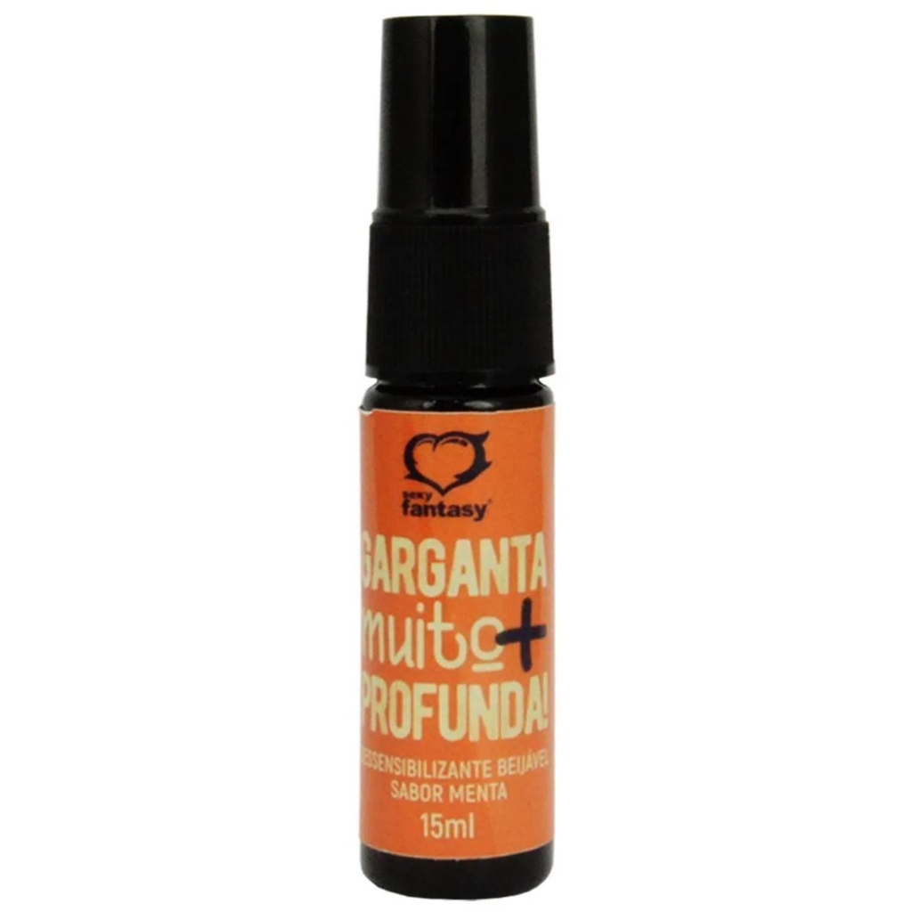 Anestésico Oral Em Spray Garganta Profunda 15ml Sexy Fantasy