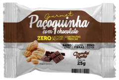 Paçoca c/ Chocolate ZERO AÇUCAR E SEM GLÚTEN - Display 24 unid. 25gr. - comprar online