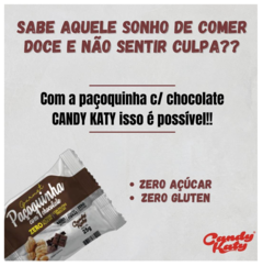 Paçoca c/ Chocolate ZERO AÇUCAR E SEM GLÚTEN - Display 24 unid. 25gr. na internet