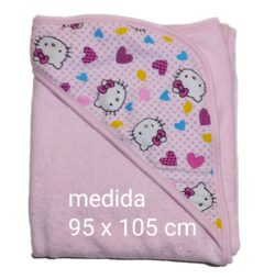 Toalla Kitty con capucha para bebé - comprar en línea