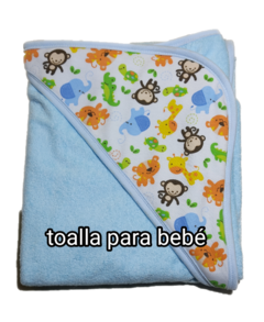 Toalla Selva con capucha para bebé - Tienda Varios