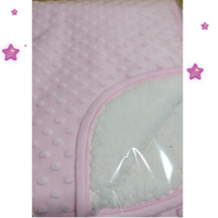 Frazada cobertor burbujas rosa para bebé - comprar en línea
