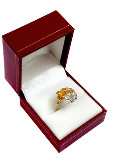 Anillo flor de oro Fasano Joyeros