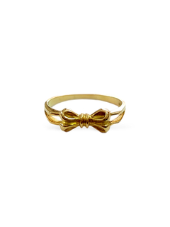 Anillo moño de oro