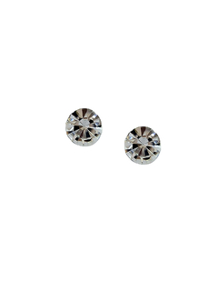 Aros cubic plateado 7 mm de acero quirurgico