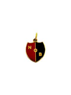 Dije escudo de Newell´s Old Boys de Rosario en oro 18 kilates