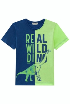 Camisa Lucboo Real Wild Dinossauro na internet