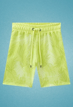 Bermuda Lucboo Verde Folhas - comprar online