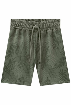 Bermuda Lucboo Folhas Militar