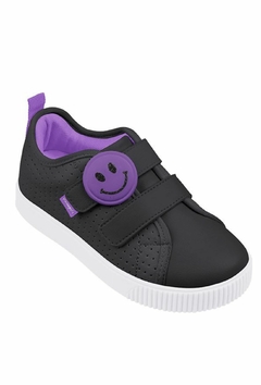 Tenis Pampili Luna Roxo e Preto