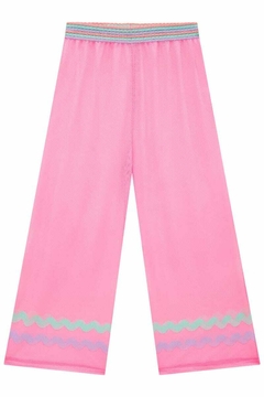 Calça Kukiê Tela Fashion Rosa