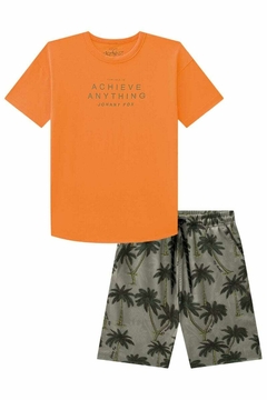 Conjunto John Fox Achieve Anything Laranja