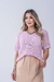 BLUSA SARAH PONTO FANG - Allfor Tricot