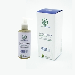 Crema corporal hidratante Ingredientes naturales y orgánicos a base de Espirulina + manteca de kareté 140 g