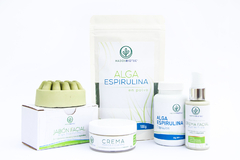 Kit completo (cápsulas, polvo, crema facial, crema, corporaly jabón)