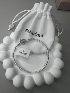 Pulseira fecho flor inspiração Pandora - comprar online