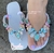 Havaiana com joia Coloridas