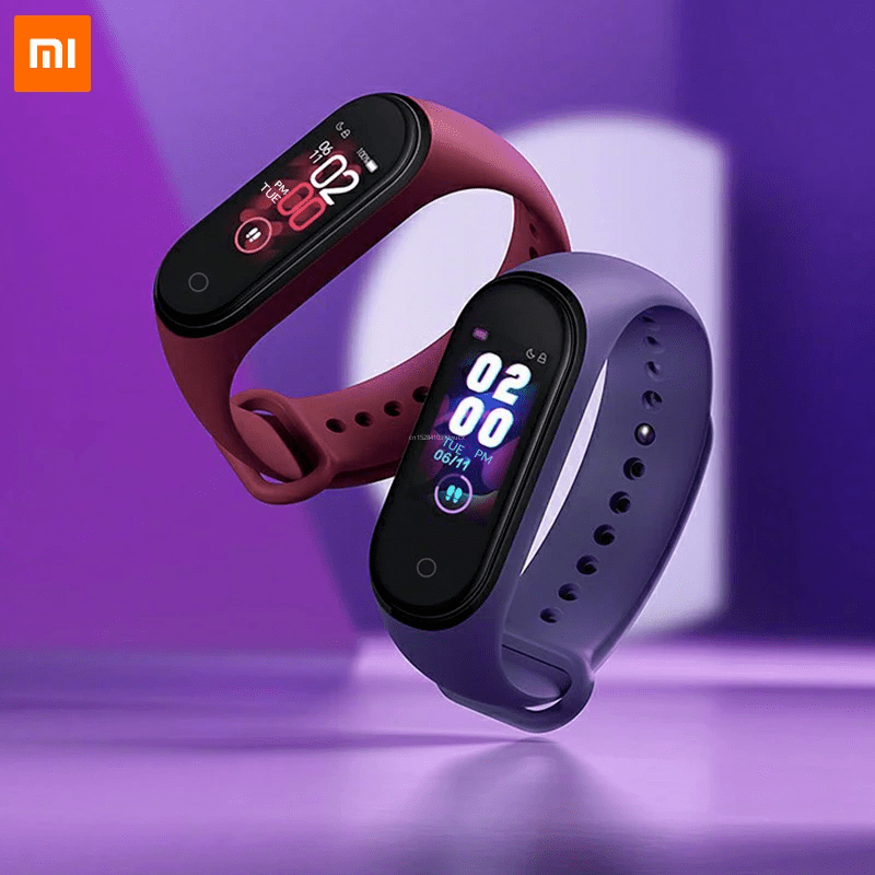 MI Band 4 Xiaomi pulseira Inteligente tela colorida