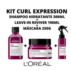 Kit Shampoo + Máscara + Leave - in Curl Expression Serie Expert Loreal - loja online