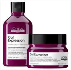 Kit Shampoo 300 ml + Máscara 250ml Curl Expression Loreal Professionnel Cachos Perfeito