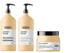 Kit Shampoo + Condicionador + Máscara L'Oréal Professionnel Serie Expert Absolut Repair