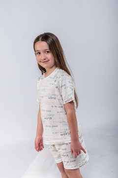 Pijama World gris - tienda online