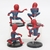 Kit 4 Boneco Homem Aranha Action Figure Miniatura Marvel Spider Man
