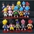 kIT 16 Boneco Dragon Ball Goku Vegeta Majin Boo Freeza Gohan Gotenks Broly Action Figure Miniaturas Dragonball - comprar online
