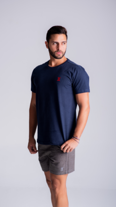 CAMISETA ESSENTIAL | COMFORT - AZUL MARINHO na internet