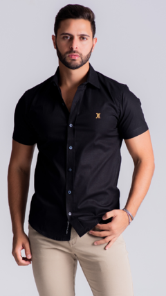 CAMISA MANGA CURTA | TRICOLINE - PRETO