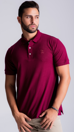 CAMISA POLO PIQUET | - BORDO - comprar online